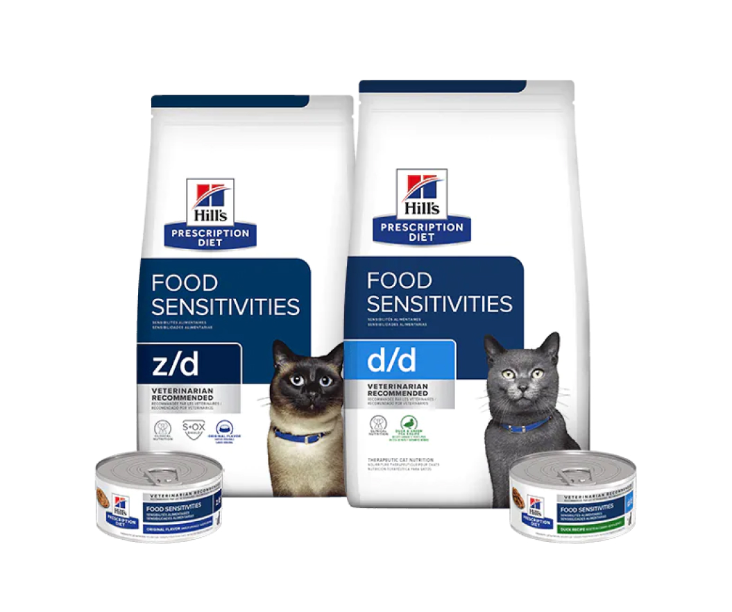 Skin care cat food