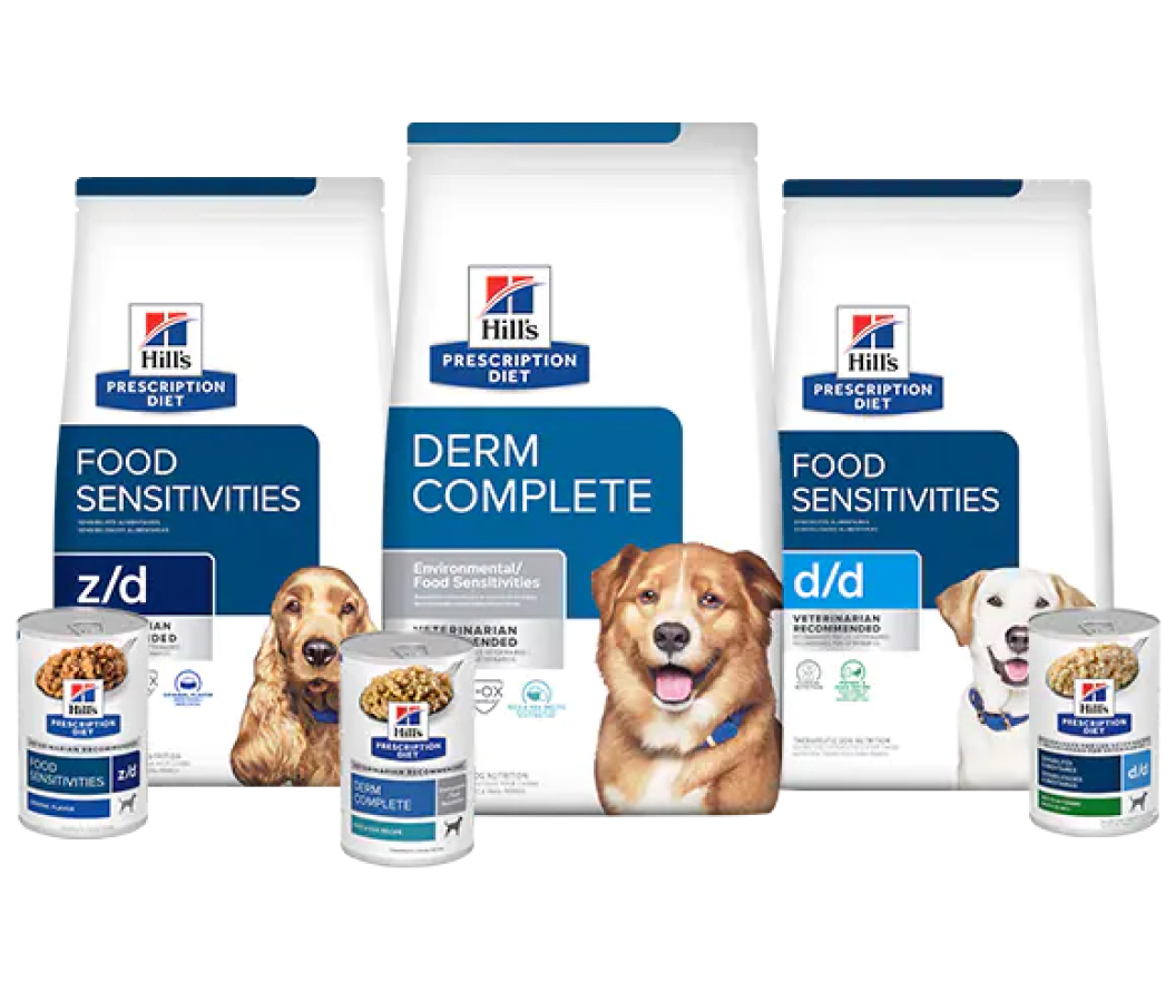 Skin care dog food