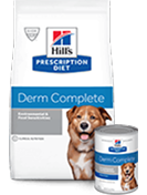 Hill's Prescription Diet Derm Complete package